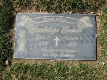 Garcia,   Guadalupe gravesite