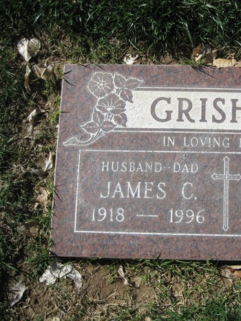 Grisham, James Claude gravesite