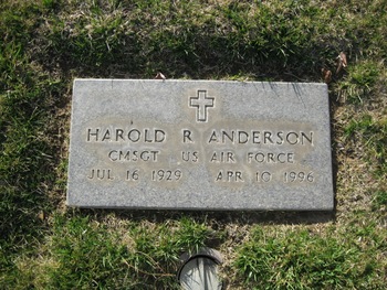 Anderson,   Harold Robert gravesite