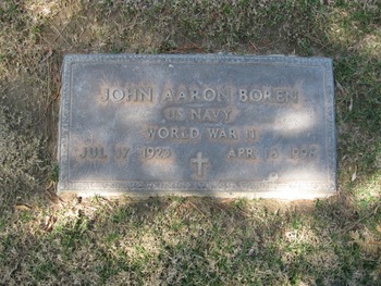 Boren,   John Aaron gravesite