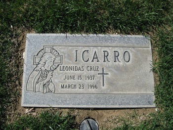 Icarro,   Leonidas Cruz gravesite