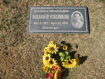 Calimlim,   Julian Pave gravesite