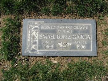 Garcia,   Ismael Lopez gravesite