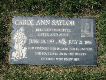 Saylor,   Carol Ann gravesite