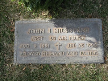 Milbourne, John Joseph gravesite