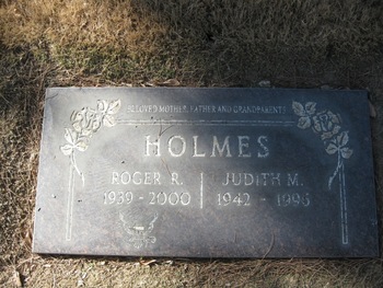 Holmes,   Judith gravesite