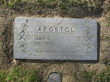 Apostol, James Guiang gravesite