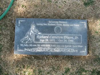 Dixon, Jr  Richard Cameron gravesite