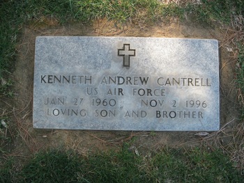 Cantrell,   Kenneth Andrew gravesite