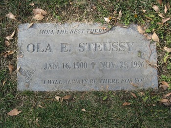 Steussy,   Ola Elizabeth gravesite