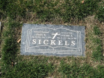 Sickels,   Paul Edmond gravesite