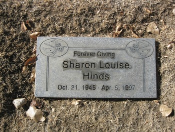 Hinds, Sharon Louise gravesite