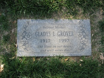 Grover,   Gladys Irene gravesite