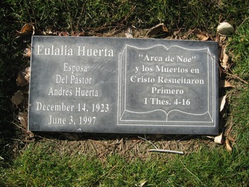 Huerta,   Eulalia gravesite