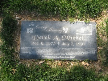 Mitchell, Derek Anthony gravesite