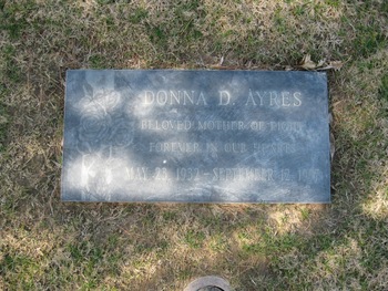 Ayres,   Donna Dorene gravesite