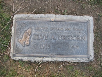 Orsborn, Elvy Allen gravesite