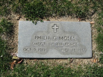 Moses,   Philip Olen gravesite