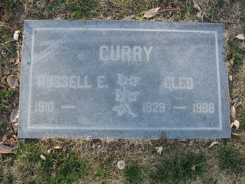 Curry, Russell Emerson gravesite