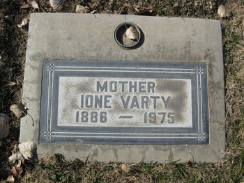 Varty,   Ione B. gravesite
