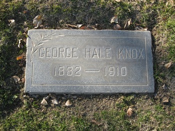 Knox,   George Hale gravesite