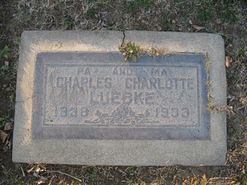 Luebke,   Charles Carl gravesite
