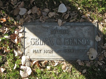 Benson,   Selma Charlotta gravesite