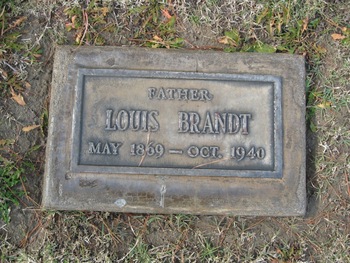 Brandt,   Louis gravesite