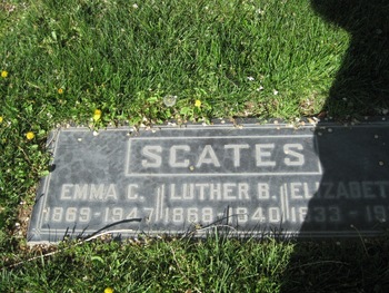 Scates,   Luther Bertcell gravesite