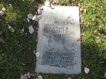 Godde,   Mary gravesite