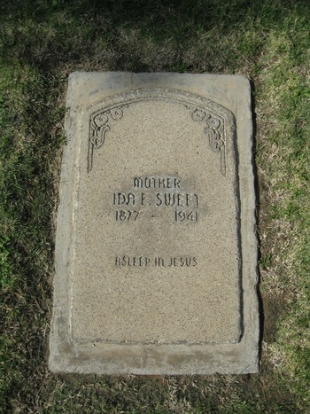 Sweet, Ida gravesite