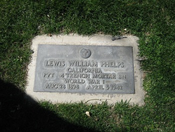 Phelps,   Lewis William gravesite