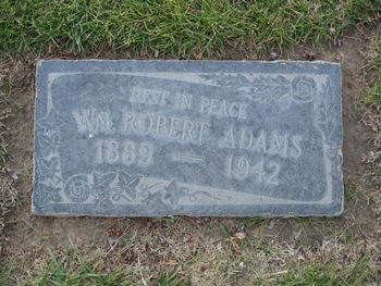Adams,   William Robert gravesite