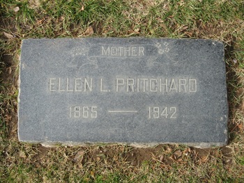 Pritchard,   Ellen Love gravesite