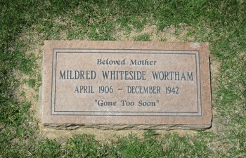 Wortham,   Mildred Arlene gravesite