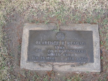 Reagan,   Clarence Reason gravesite