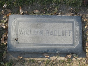 Radloff,   William H. gravesite