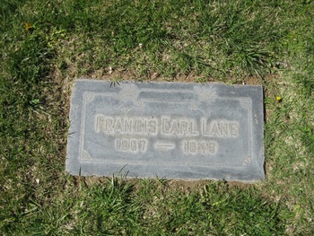 Lane,   Francis Earl gravesite