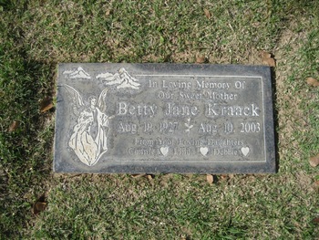 Kraack,   Betty Jane gravesite