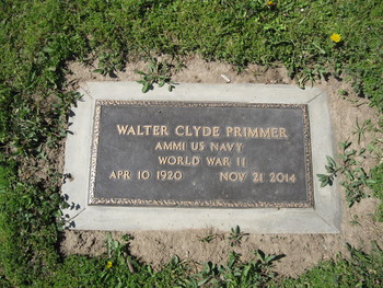 Primmer,   Walter Clyde gravesite