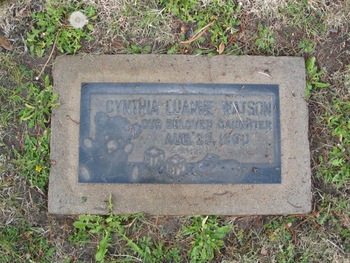 Watson, Cynthia Luann gravesite