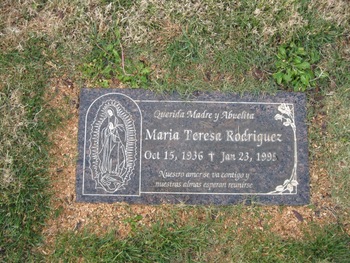 Rodriguez,   Maria Teresa gravesite