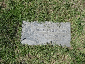 Peters,   Loretta gravesite