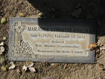 Collis,   Marjorie Lynette gravesite
