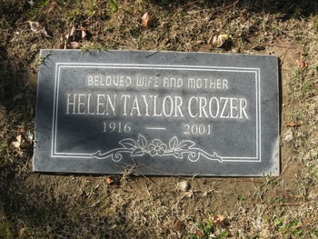 Crozer,   Helen Taylor gravesite