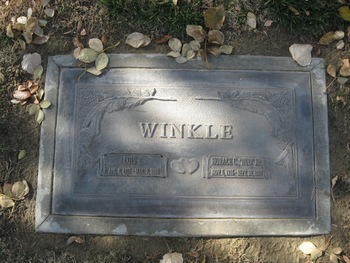 Winkle,   Horace C. ('Bud') gravesite