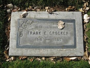 Crocker,   Frank E. gravesite