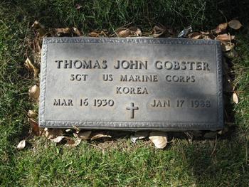 Gobster,   Thomas John gravesite