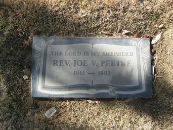 Perine,  Rev. Joe V. gravesite