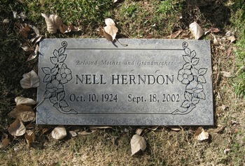 Herndon, Nell gravesite